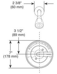 DELTA FAUCET Delta Faucet BT13210-SS Foundations Shower Faucet 1.75 GPM Trim Only
