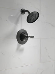 DELTA FAUCET Delta Faucet T14232-BL Woodhurst Single-Function Shower Trim, 1.75 GPM, Matte Black