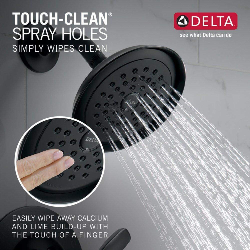 DELTA FAUCET Delta Faucet T14232-BL Woodhurst Single-Function Shower Trim, 1.75 GPM, Matte Black