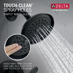 DELTA FAUCET Delta Faucet T14232-BL Woodhurst Single-Function Shower Trim, 1.75 GPM, Matte Black