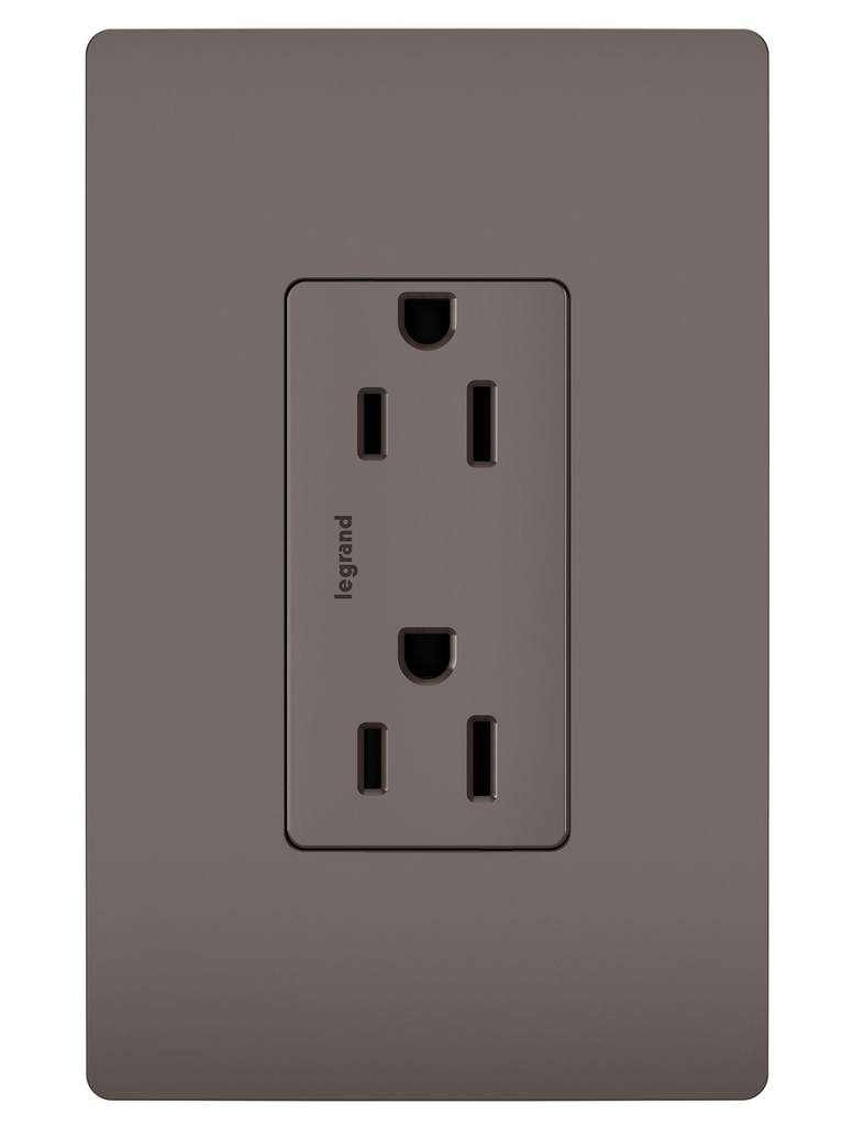 LEGRAND Pass & Seymour 885-TR Decorator Tamper-Resistant Receptacle 15A 125V Brown