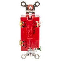 HUBBELL Hubbell HBL1221PL HUB 20A SP RED PL SW