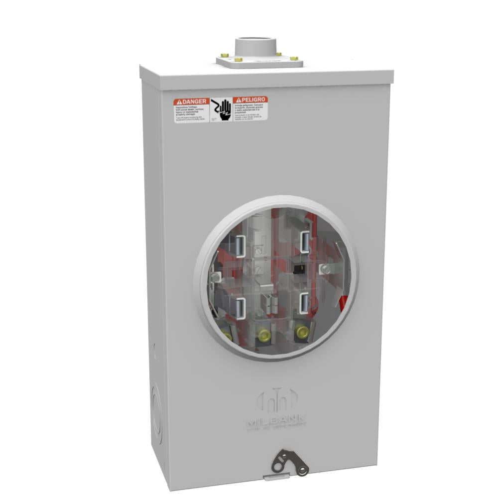 MILBANK Milbank Manufacturing U6193-YL-QG-AMS Ringless Meter Socket 125 Amp