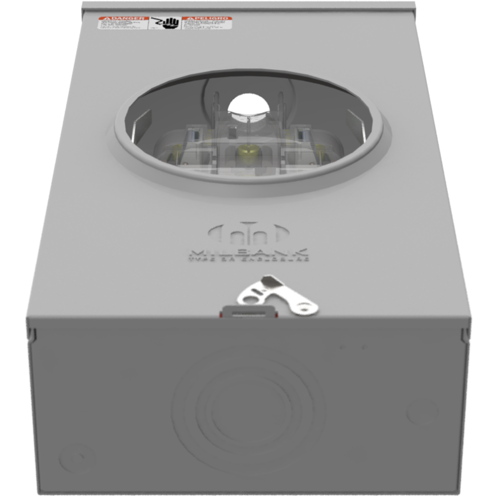 MILBANK Milbank Manufacturing U6193-YL-QG-AMS Ringless Meter Socket 125 Amp