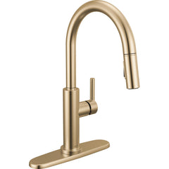 DELTA FAUCET Delta 19867LF-CZ Nicoli Single Handle Pull-Down Kitchen Faucet 1.8 GPM