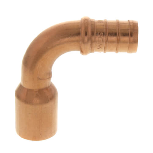 SIOUX CHIEF Sioux 632X222M 1/2 Inches PEX x 1/2 Inches Copper Fitting Elbow Lead Free