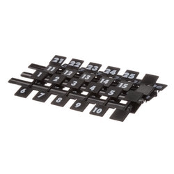SIEMENS Siemens NBK3 Panelboard Number Strip Kit, Press-In, 1 to 42, For P1/P2/P3 Series Panelboard