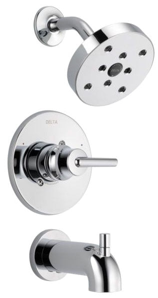 DELTA FAUCET Delta Faucet T14459 Trinsic One Handle Single Function Bathtub & Shower Faucet in Chrome (Trim Only)