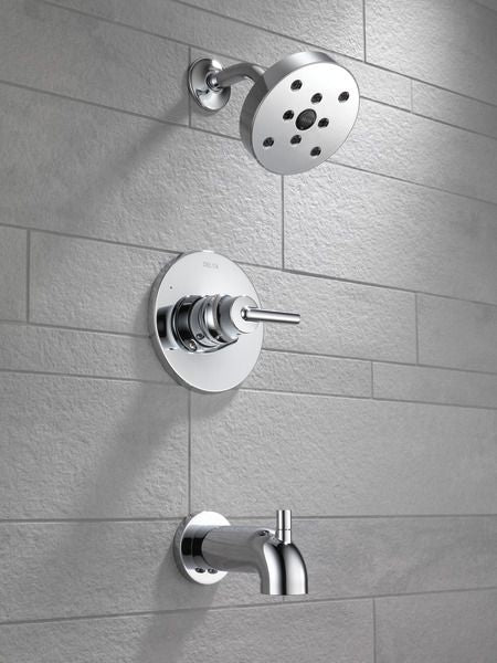 DELTA FAUCET Delta Faucet T14459 Trinsic One Handle Single Function Bathtub & Shower Faucet in Chrome (Trim Only)