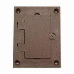 LEGRAND Legrand-Wiremold 828PRGFI-BLK Polycarbonate GFI Plate Black