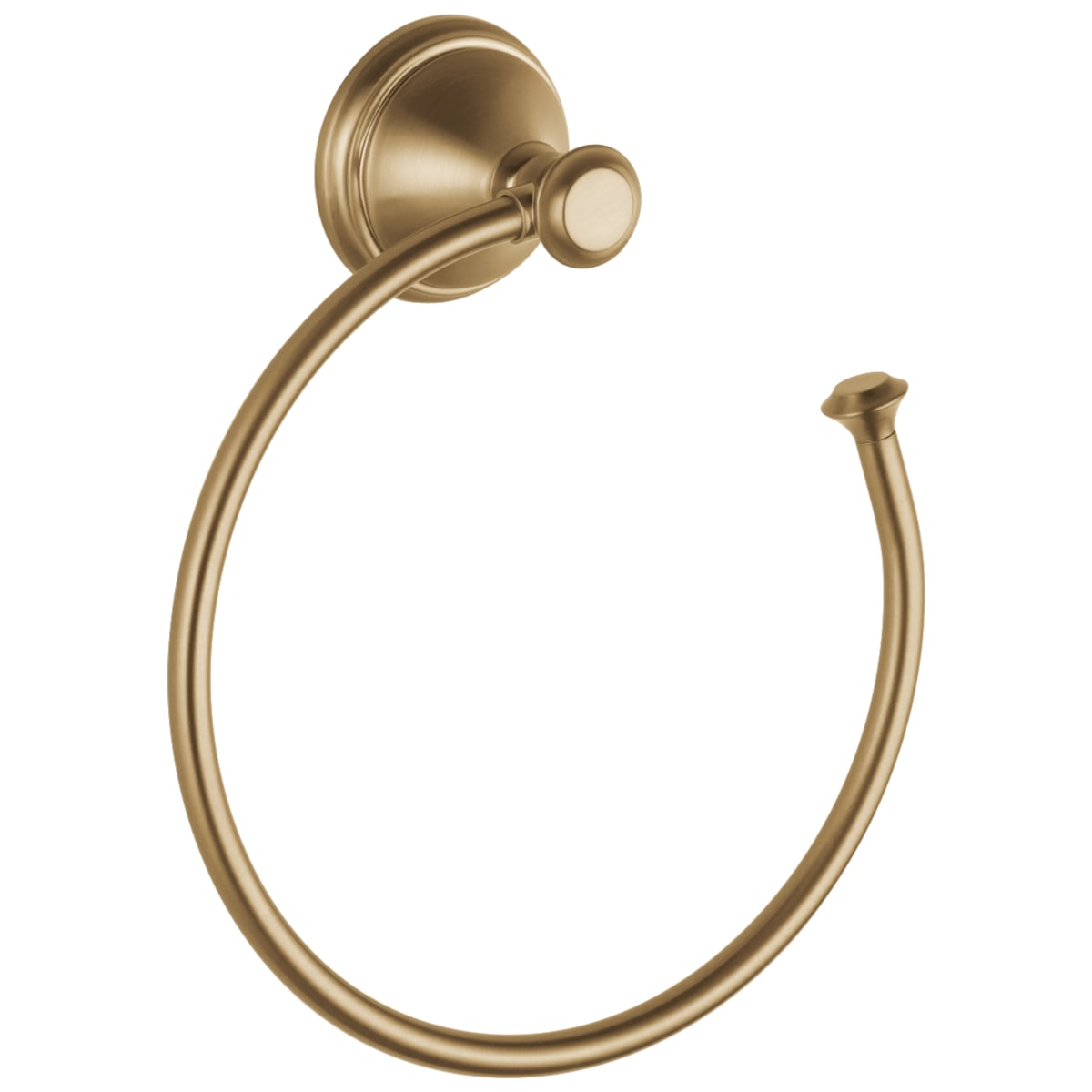 DELTA FAUCET Delta 79746-CZ Cassidy Towel Ring Champagne Bronze