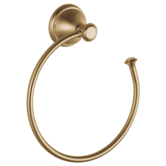 DELTA FAUCET Delta 79746-CZ Cassidy Towel Ring Champagne Bronze