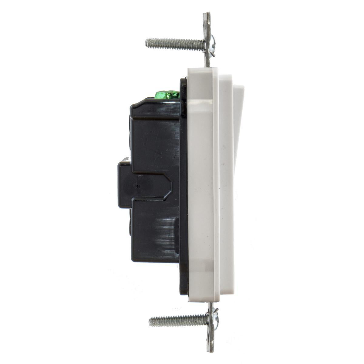 HUBBELL WIRING Wiring Device-Kellems DS120W Standard Self-Grounding AC Switch 120 to 277 VAC