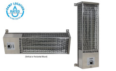 KING ELECTRIC King U12100-SS Pump House Heater 120V 1000W Stainless Steel