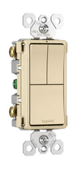 LEGRAND Pass & Seymour RCD113I Ivory Two 1-Pole Switches and 3-Way Switch