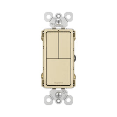LEGRAND Pass & Seymour RCD113I Ivory Two 1-Pole Switches and 3-Way Switch
