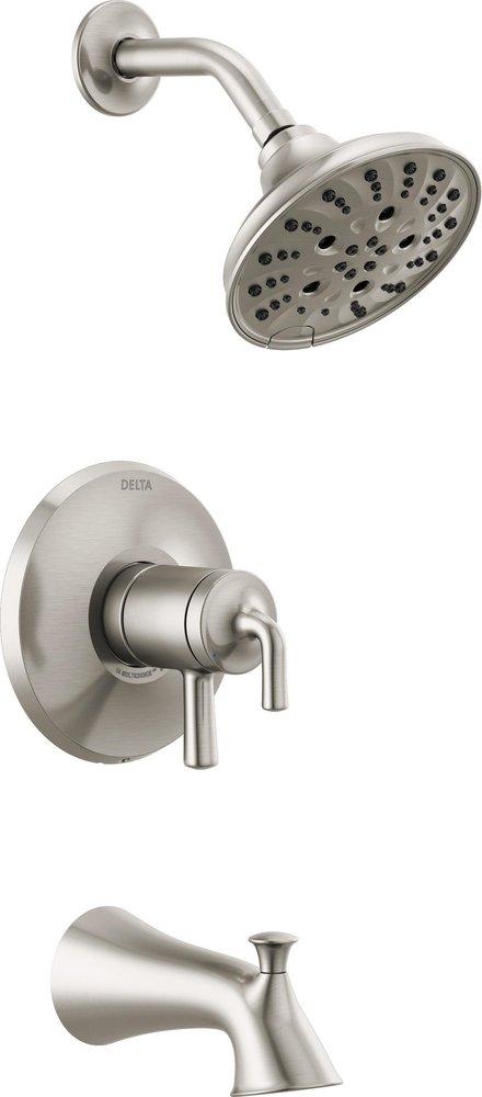 DELTA FAUCET Delta T17433-SS Kayra Monitor 17 Series Tub and Shower Trim 1.75 gpm Brilliance Stainless