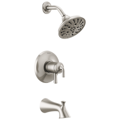 DELTA FAUCET Delta T17433-SS Kayra Monitor 17 Series Tub and Shower Trim 1.75 gpm Brilliance Stainless
