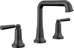 DELTA FAUCET Delta Faucet 3536-BLMPU-DST Saylor Two Handle Widespread Bathroom Sink Faucet in Matte Black