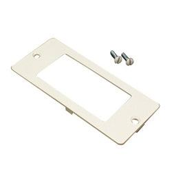LEGRAND Wiremold 5507R-WH Non-Metallic Rectangular White Faceplate