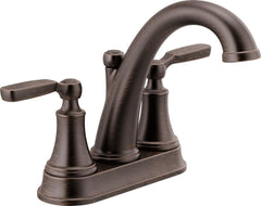 DELTA FAUCET Delta Faucet 2532LF-RBMPU Woodhurst 2-Handle Centerset Bathroom Sink Faucet Venetian Bronze