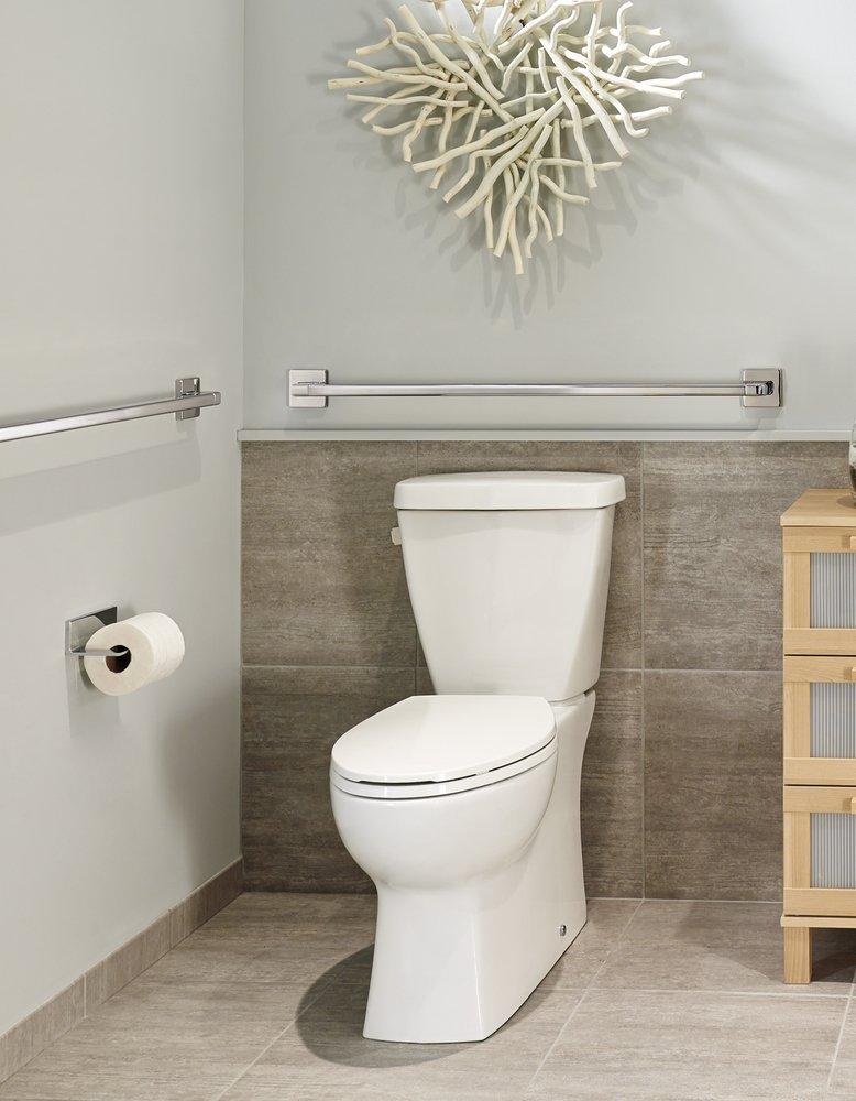 DELTA FAUCET Delta Faucet 41936 Angular Modern 36 in. Grab Bar in Chrome