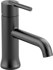 DELTA FAUCET Delta Faucet 559LF-BLLPU Trinsic Single Handle Monoblock Bathroom Sink Faucet in Matte Black