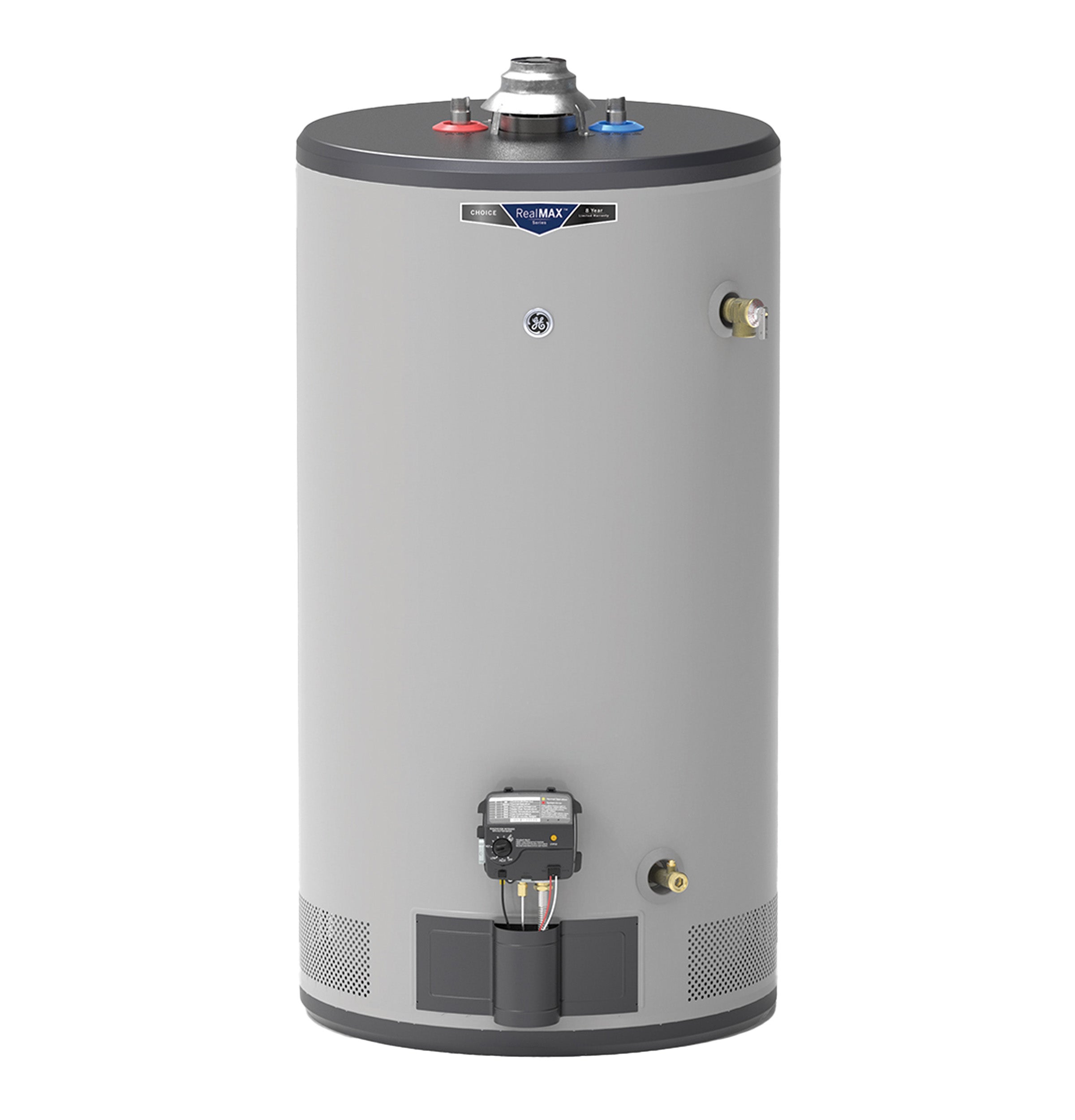 GENERAL ELECTRIC GE GG50S08BXR RealMAX Choice 50-Gallon Short Natural Gas Atmospheric Water Heater