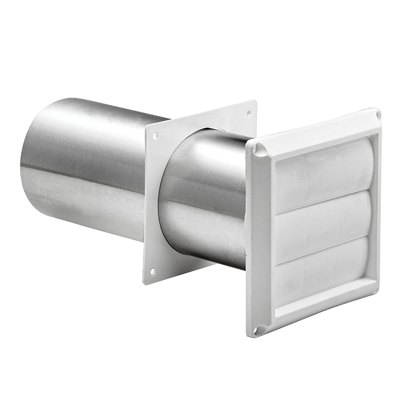 DEFLECTO Deflecto SVHAW4 Supurr-Vent Louvered Hood 4 Inch