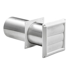 DEFLECTO Deflecto SVHAW4 Supurr-Vent Louvered Hood 4 Inch