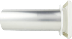 DEFLECTO Deflecto SVHAW4 Supurr-Vent Louvered Hood 4 Inch
