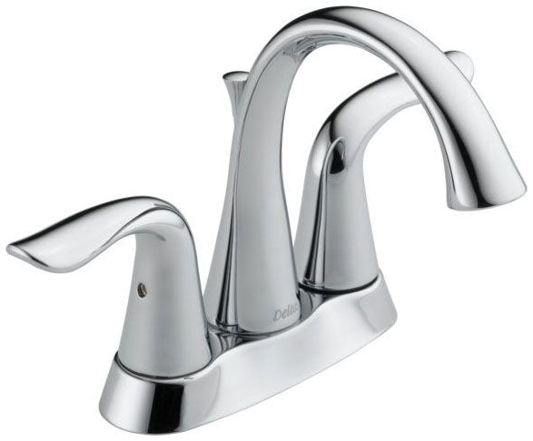 DELTA FAUCET Delta Faucet 2538-MPU-DST Lahara Chrome 1.2 GPM Centerset Bathroom Sink Faucet