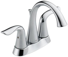 DELTA FAUCET Delta Faucet 2538-MPU-DST Lahara Chrome 1.2 GPM Centerset Bathroom Sink Faucet