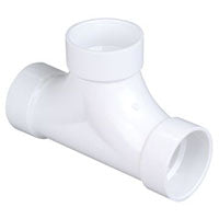 NIBCO FITTINGS 4811-C Cleanout Tee PVC DWV Hub x Hub x Hub