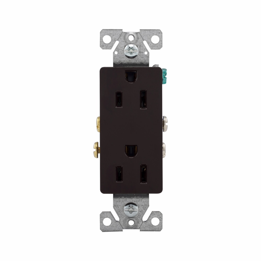 EATON Crouse-Hinds 1107B-BOX Eaton Wiring Devices 125 Volt 15 Amp Duplex Receptacle