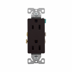 EATON Crouse-Hinds 1107B-BOX Eaton Wiring Devices 125 Volt 15 Amp Duplex Receptacle