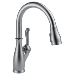 DELTA FAUCET Delta 9178-AR-DST Leland Single Handle Pull-Down Kitchen Faucet with ShieldSpray Technology