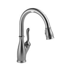 DELTA FAUCET Delta 9178-AR-DST Leland Single Handle Pull-Down Kitchen Faucet with ShieldSpray Technology