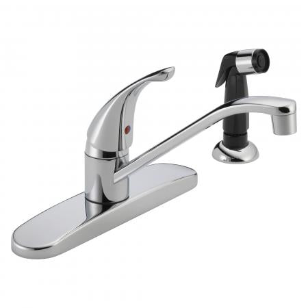 DELTA FAUCET DELTA P115LF Peerless Core: Single Handle Kitchen Faucet