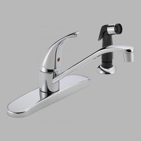 DELTA FAUCET DELTA P115LF Peerless Core: Single Handle Kitchen Faucet
