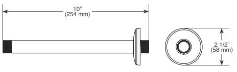 DELTA FAUCET Delta Faucet U4999-RB Shower Arm and Flange Venetian Bronze