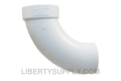 NIBCO FITTINGS 4807-2-LT PVC DWV 90-Degree Long Turn Street Elbow