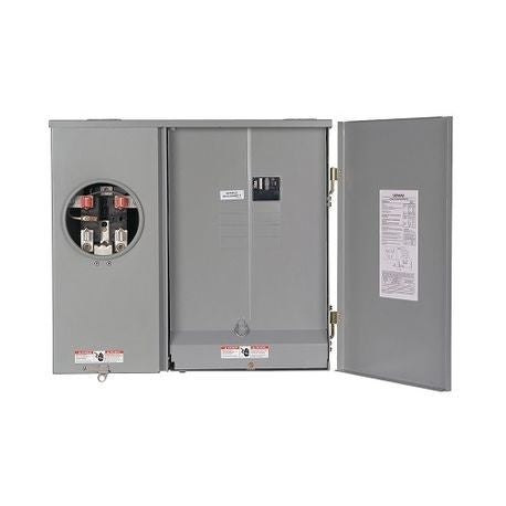 SIEMENS Siemens MC2040B1200R 120/240 VAC 200 Amp 1-Phase 3-Wire Ringless Combination Meter Load Center