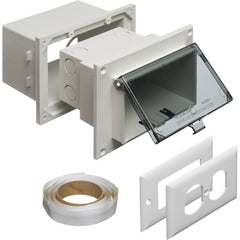 ARLINGTON Arlington DVB1C Low Profile Inbox with Adapter Sleeve Vertical with Weatherproof Cover