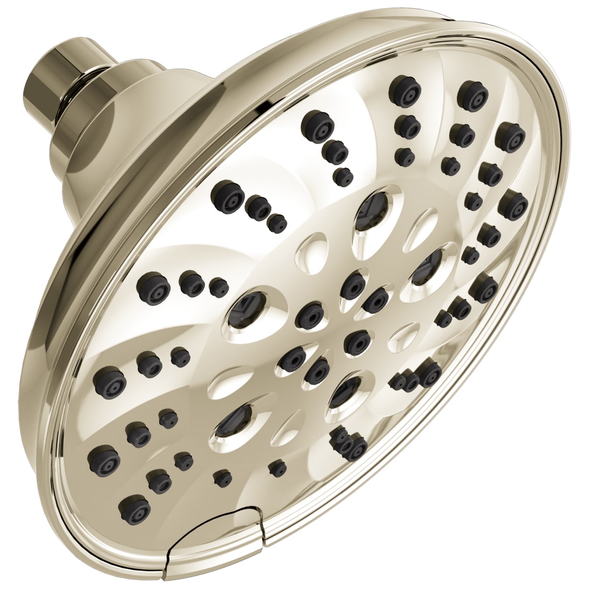 DELTA FAUCET Delta 52669-PN-PR Universal Showering Components: H2Okinetic 5-Setting Traditional Raincan Shower Head