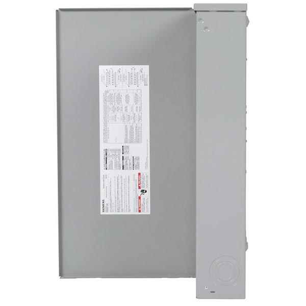 SIEMENS Siemens PN1224B1100C Main Breaker Load Center 100A 12 Spaces 24 Circuits