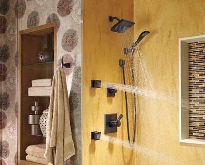DELTA FAUCET Delta Faucet 50570-RB Square Wall Elbow for Hand Shower