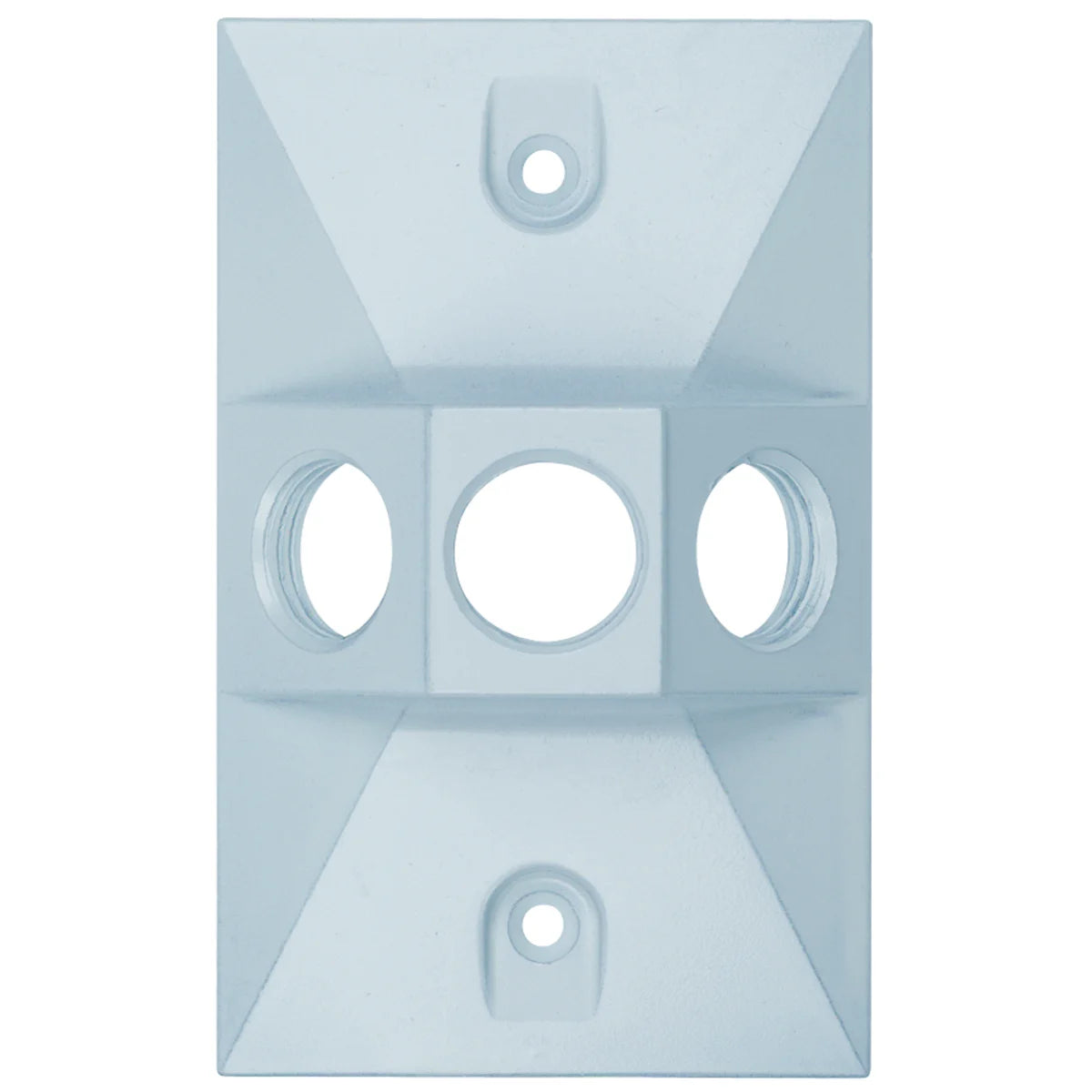 LEGRAND Legrand WPB13-W Weatherproof 1 Gang Rectangular Cluster Cover 3 Hole 12