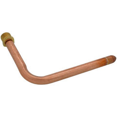 SIOUX CHIEF SIOUX 613-57X Tub Spout 90 Deg Elbow 1/2 In MNPT Swivel Wrot Copper