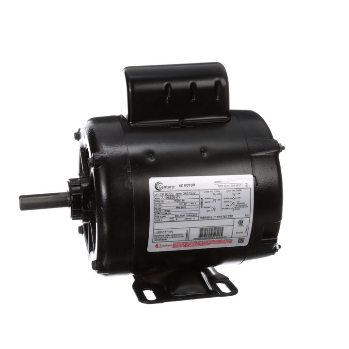 CENTURY MOTORS CENTURY MOTORS CP1072L Electric Motor 3/4 hp